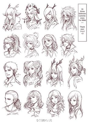 炒雞贊的動漫人物發(fā)型設(shè)計繪制參考 靈感與技巧分享